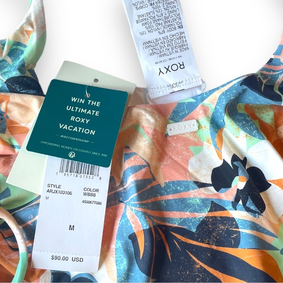 NWOT Roxy PT Beach Classics One Piece Size Med - Picture 5 of 7
